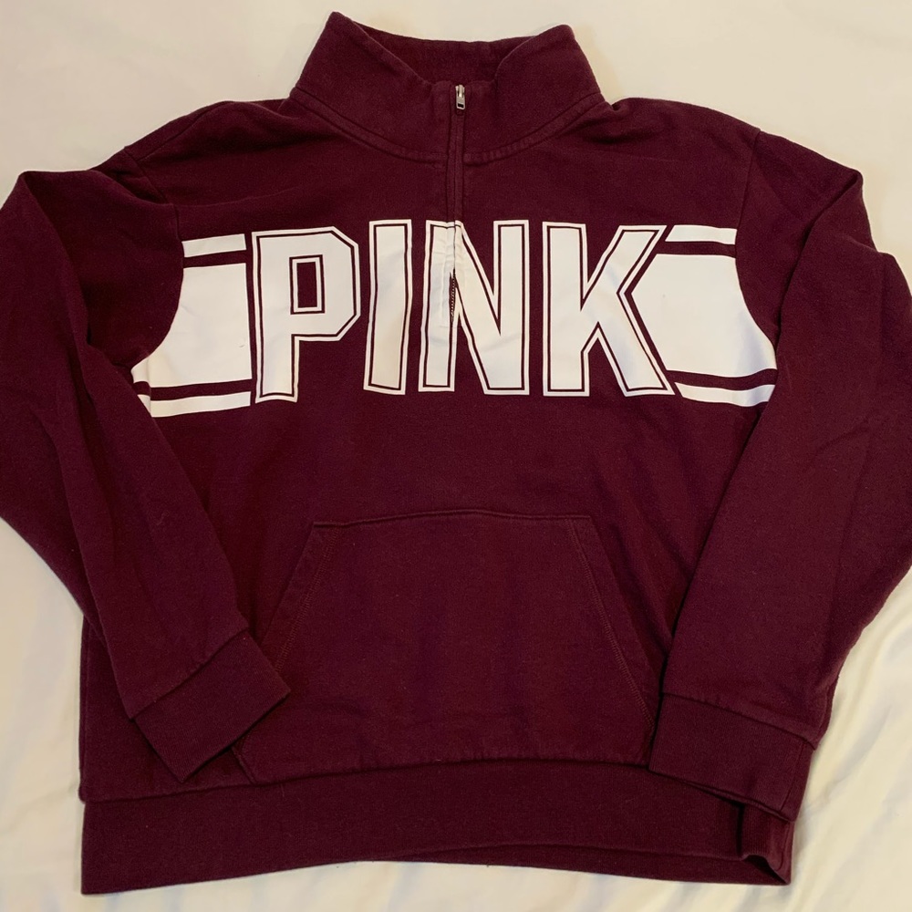 PINK burgandy sweatshirt Size: M
